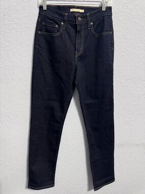 Levi’s Women 724 High Rise Straight Leg Dark Indigo Jeans